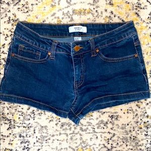 F21 Dark Wash Shorts
